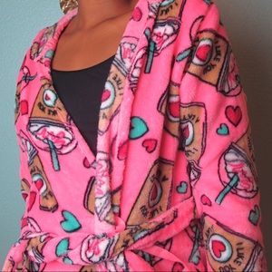 Pink Coffee Robe